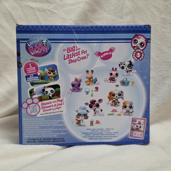 NEW Littlest Pet Shop LPS G7 Series 3 Ladybug #149 & Dalmatian #156 Picnic Spot - Picture 5 of 5